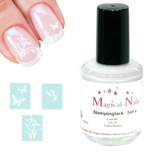 15ml Stamping Lack Super Weiß - Magical-Nails