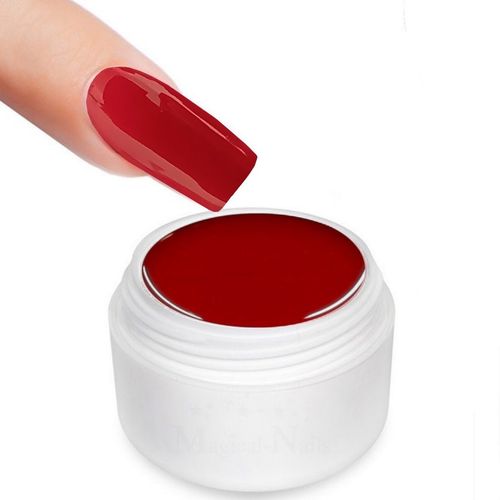 Farbgel Rot cremig deckend 5ml - Magical-Nails