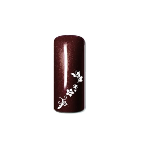 Farbgel Bordeaux mit zartem Glitter 5ml  ♥♥♥ SUPER DECKEND ✔