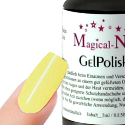 15ml Gel Nagellack ❀ yellow light Gelb - Magical-Nails