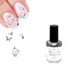 5ml Stamping Lack Silber Glitter Pearl - Magical-Nails