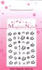Hochzeits-Nail-Sticker, selbstklebend, Blumen, Schmetterlinge, schwarz, weiß, 3D✔