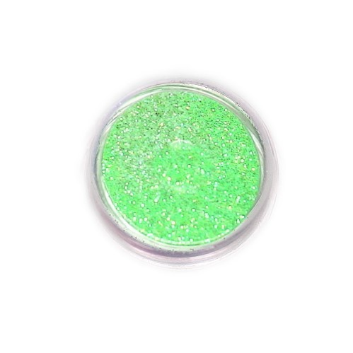Nailart Fingernagel Glitterpulver Sommergrün