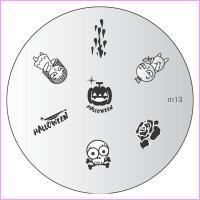 Konad Stamping Schablone Halloween m13 - Magical-Nails