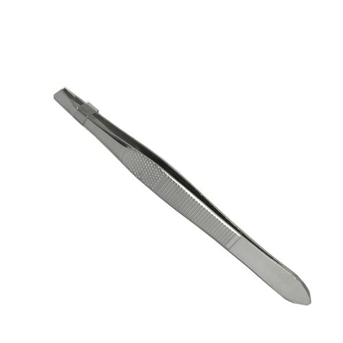 Pinzette - rostfreier Stahl anti Rutsch Griff - Magical-Nails