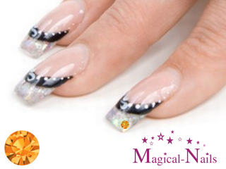 20 Kristalle Topaz hochwertige Kristalle - Magical-Nails