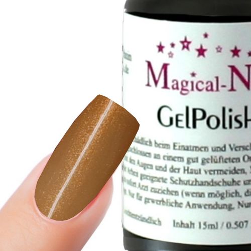 Gel Nagellack light Kupfer 15ml - Magical-Nails