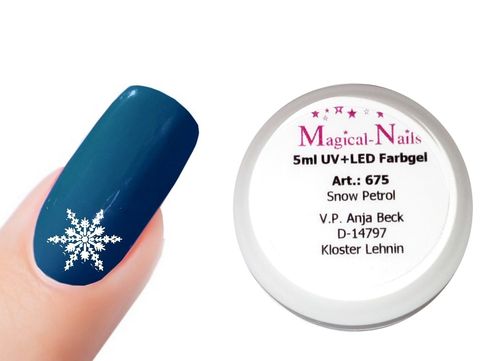 5ml Farbgel, Nagelgel Petrol - Magical-Nails