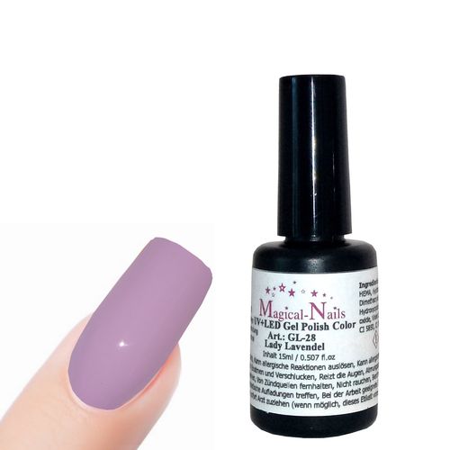 15ml Gel Nagellack Lady Lavendel - Magical-Nails