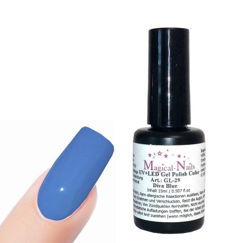 15ml Gel Nagellack Diva Blue - Magical-Nails