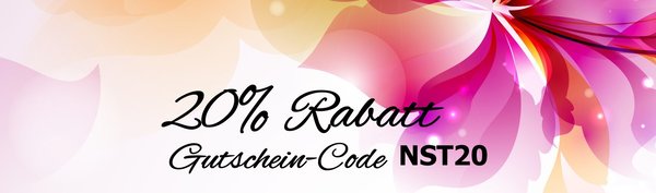 20% Rabatt Gutschein-Code NST20 ab 39 € Bruttobestellwert in der Kategorie Nail Sticker - Gültig für alle rabattfähigen Nagelsticker - Magical-Nails