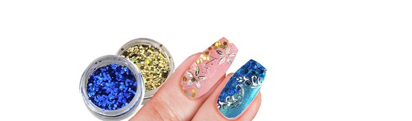 Nail Art Glitzer Pailletten für Nagelgel - Magical-Nails
