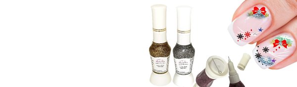 Nail Glitter Pens für Gelnägel und Naturnägel - Magical-Nails