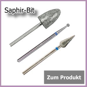 Saphir-Bits, Nagelfräser Aufsatz weich - Magical-Nails - wählbar