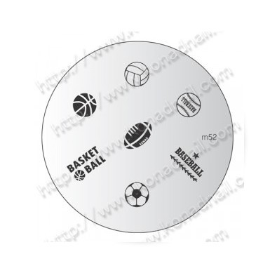 Stampingplatte Fußball, Football, Baseball, Basketball, Tennis
