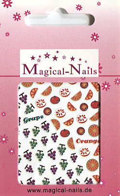 Nail Sticker Fruits - Zitrusfrüchte Cocktail Nagelaufkleber - Magical-Nails
